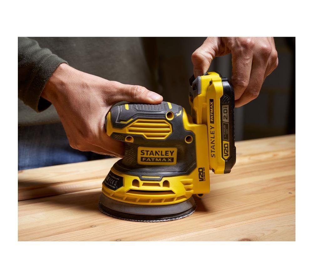 STANLEY Fatmax V20 SFMCW220 Cordless Random Orbit Sander image number 3 of 8