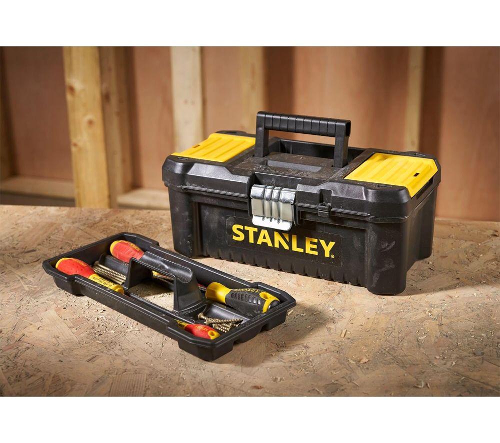 STANLEY STST1-75521 Essential Toolbox - 19", Black & Yellow image number 2 of 5