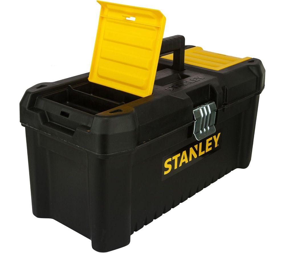 STANLEY STST1-75521 Essential Toolbox - 19", Black & Yellow image number 3 of 5