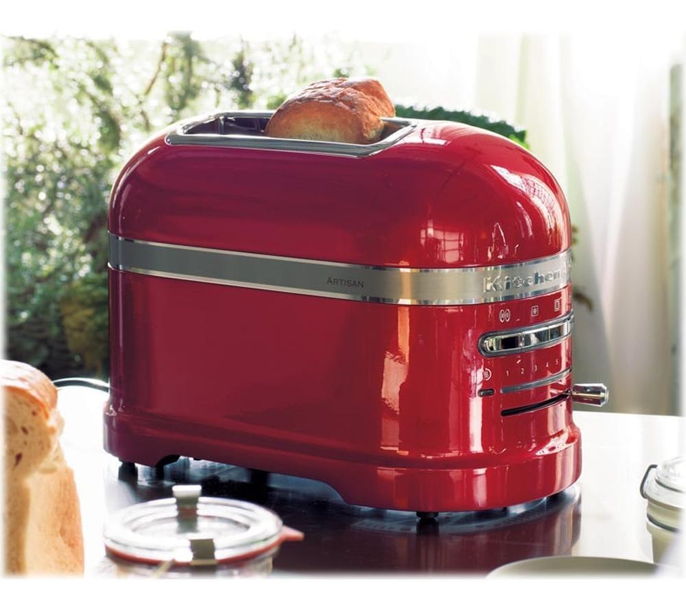 KITCHENAID Artisan 5KMT2204BER 2-Slice Toaster - Empire Red image number 3 of 4