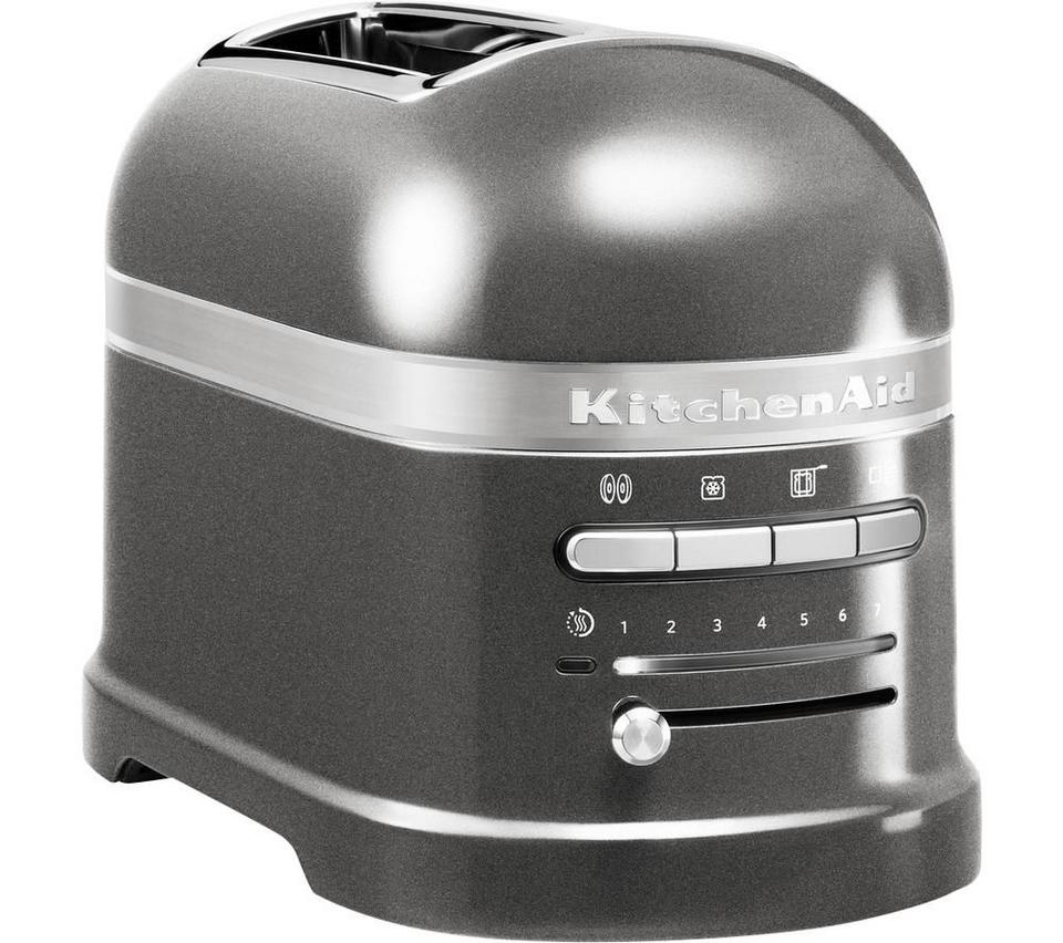 KITCHENAID Artisan 5KMT2204BMS 2-Slice Toaster - Medallion Silver