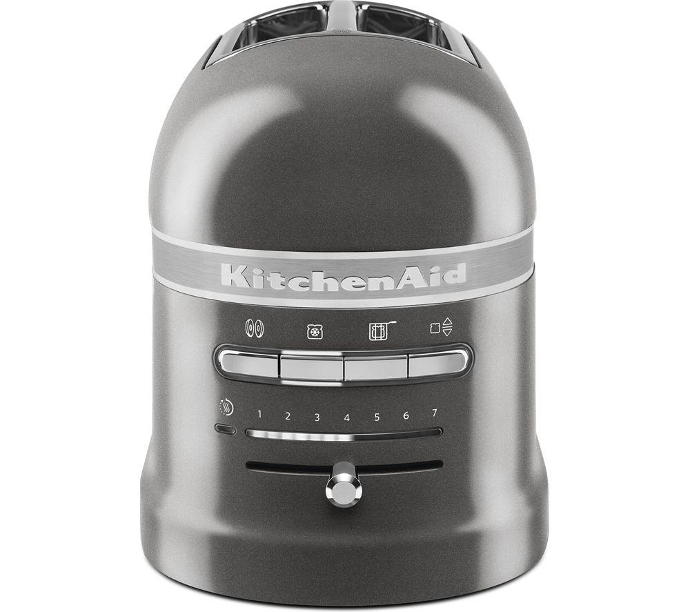 KITCHENAID Artisan 5KMT2204BMS 2-Slice Toaster - Medallion Silver image number 2 of 5