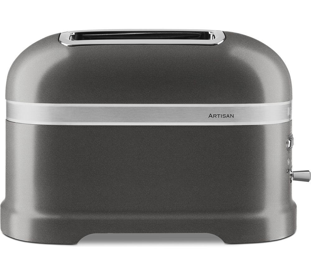 KITCHENAID Artisan 5KMT2204BMS 2-Slice Toaster - Medallion Silver image number 3 of 5