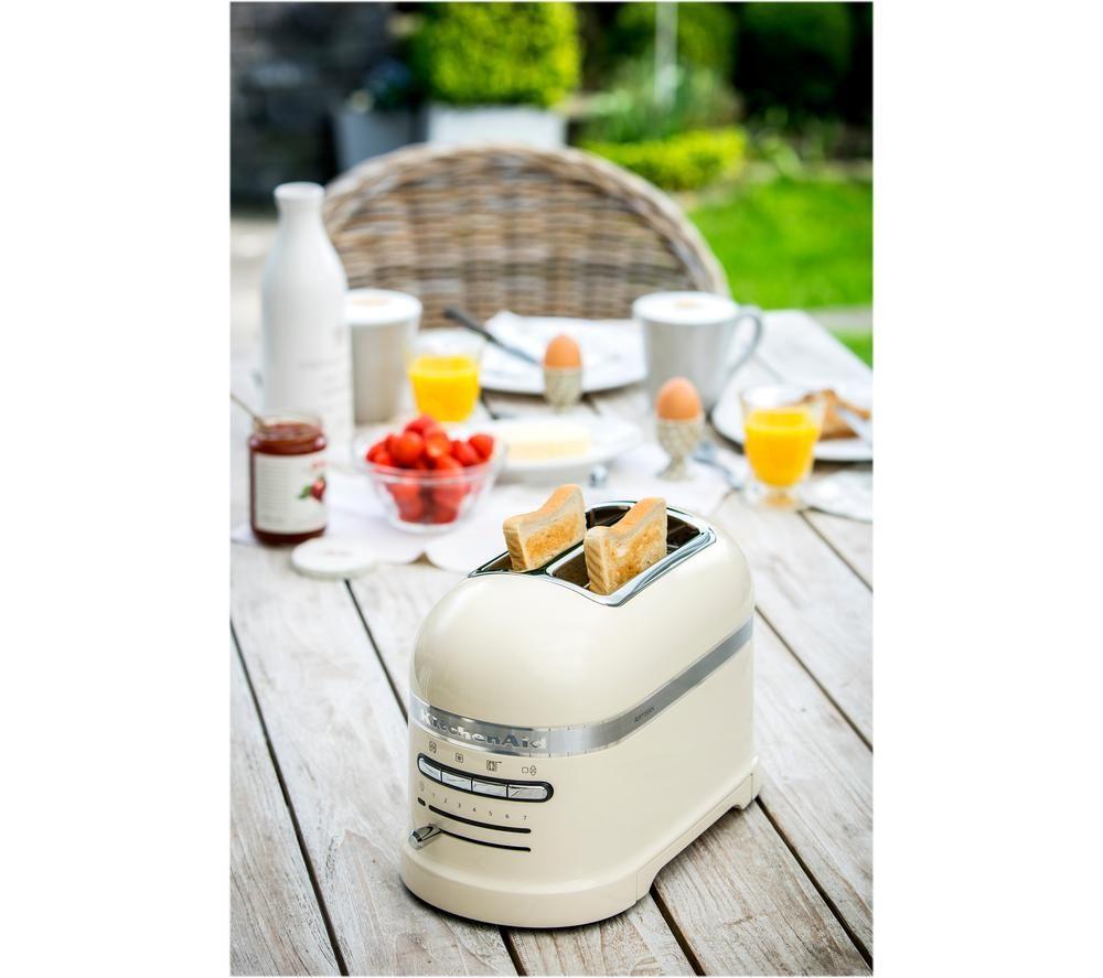 KITCHENAID Artisan 5KMT2204BAC 2-Slice Toaster - Almond Cream image number 2 of 2