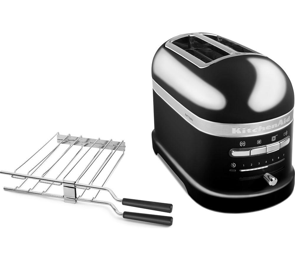 KITCHENAID Artisan 5KMT2204BOB 2-Slice Toaster - Onyx Black image number 5 of 6