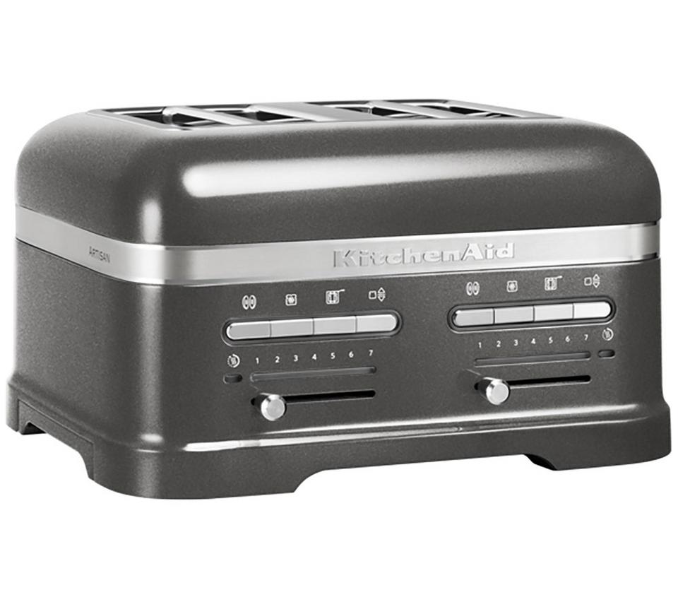 KITCHENAID Artisan 5KMT4205BMS 4-Slice Toaster - Medallion Silver