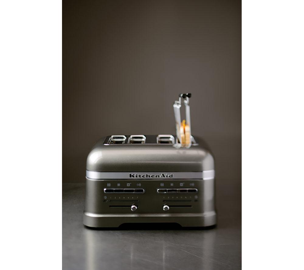 KITCHENAID Artisan 5KMT4205BMS 4-Slice Toaster - Medallion Silver image number 2 of 5