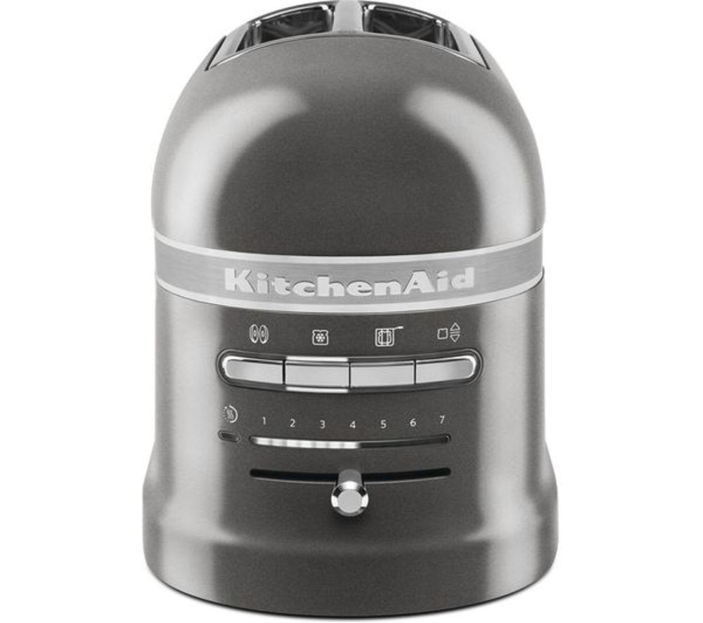 KITCHENAID Artisan 5KMT4205BMS 4-Slice Toaster - Medallion Silver image number 3 of 5