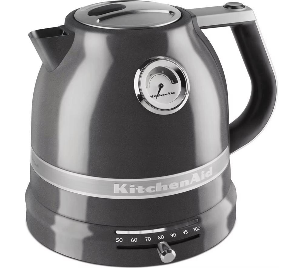KITCHENAID Artisan Variable Temperature 5KEK1522BMS Jug Kettle - Medallion Silver image number 2 of 4