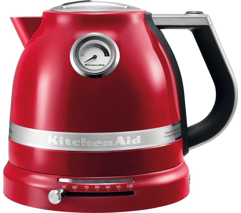 Kitchenaid Artisan Variable Temperature 5Kek1522ber Jug Kettle - Empire Red, Red