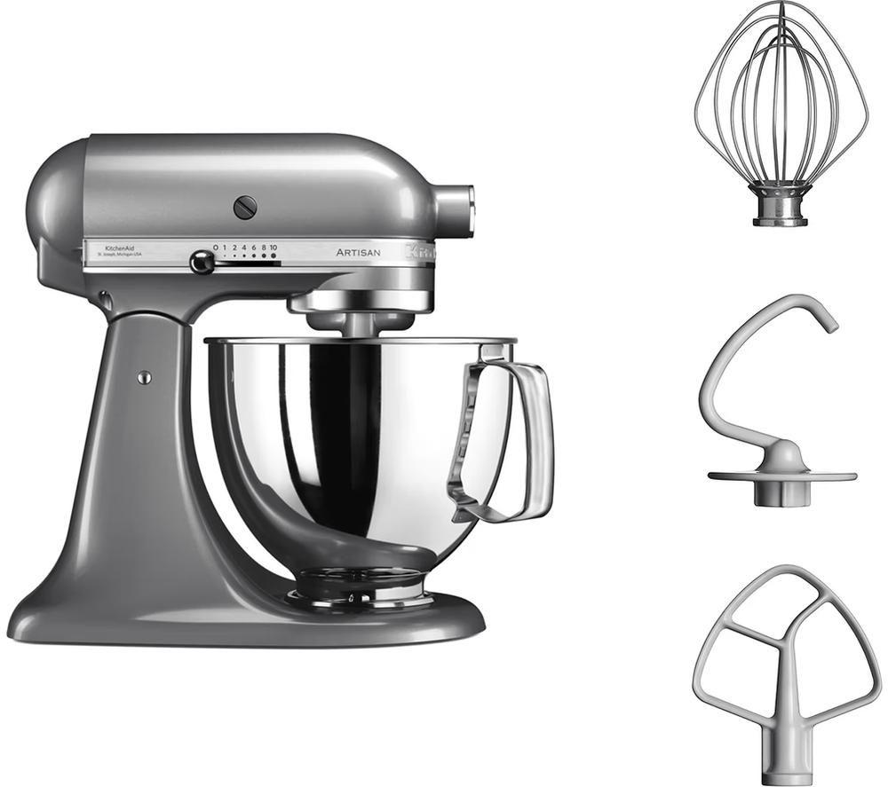 KITCHENAID Artisan 5KSM125BCU Stand Mixer - Contour Silver image number 4 of 6