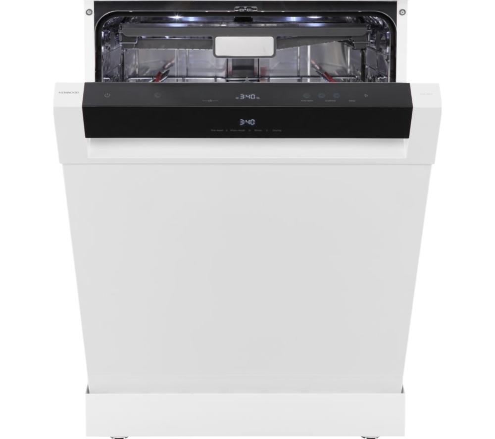 KENWOOD KDW16W25 Full-size Dishwasher - White image number 2 of 10