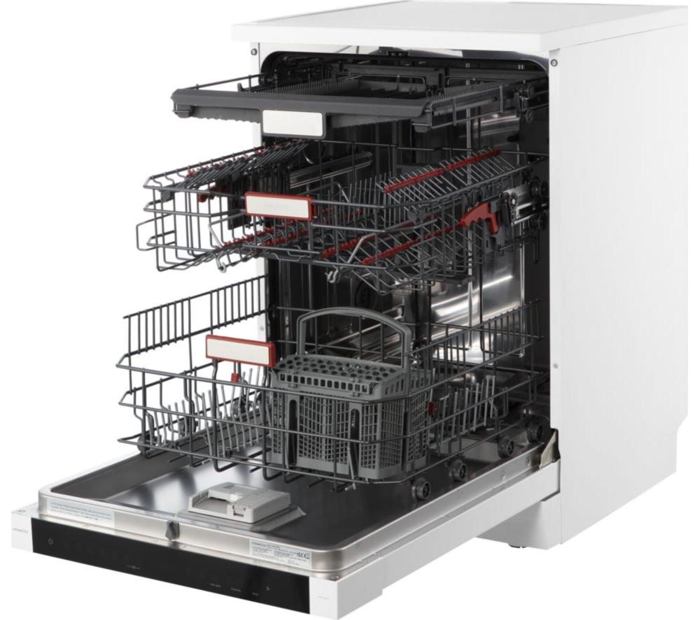 KENWOOD KDW16W25 Full-size Dishwasher - White image number 7 of 10