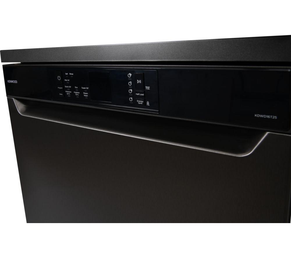 KENWOOD KDWD16T25 Full-size Dishwasher - Dark Inox image number 8 of 10