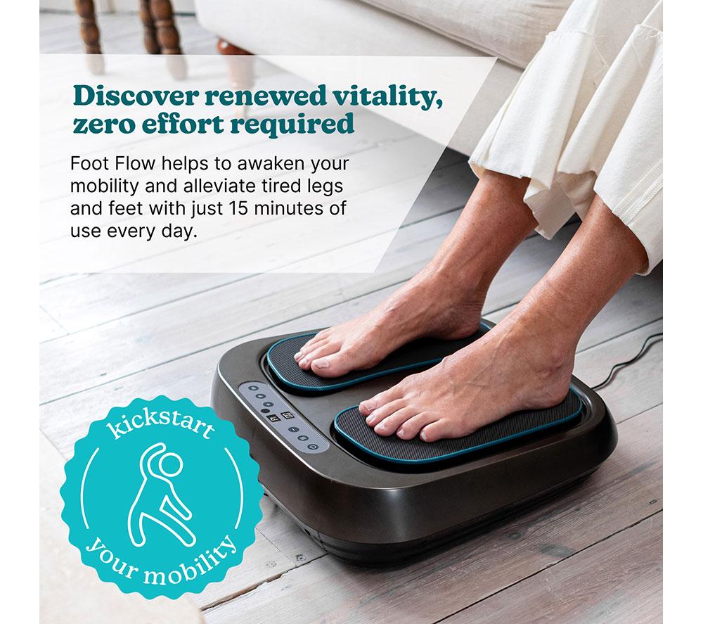 HOMEDICS PSL-2000H-EB Foot Flow Vibrating Massager - Graphite image number 3 of 17