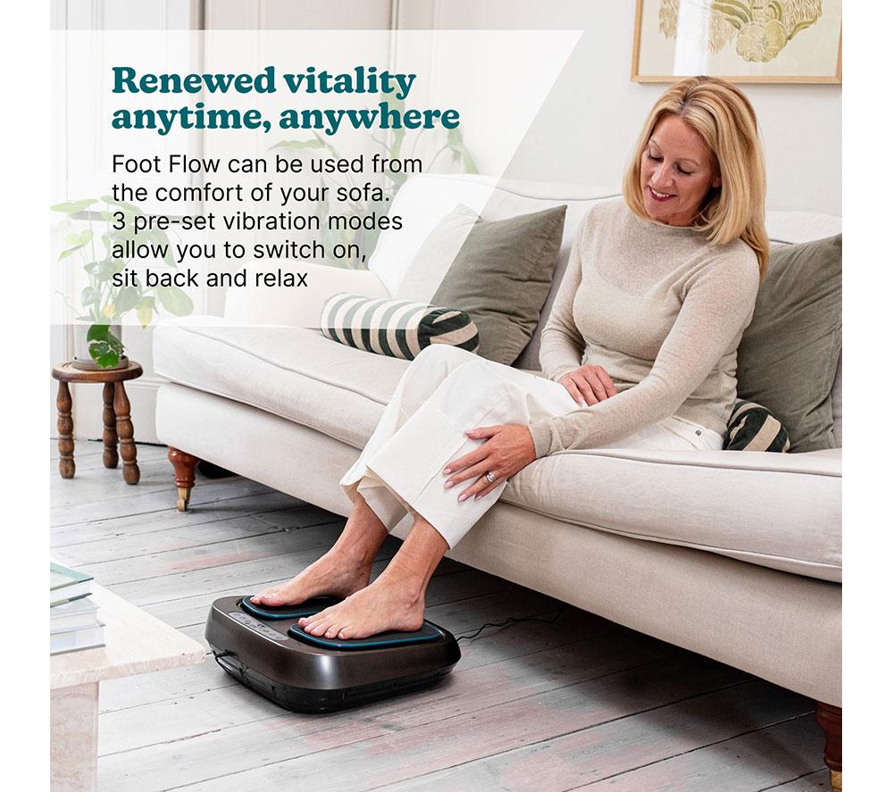 HOMEDICS PSL-2000H-EB Foot Flow Vibrating Massager - Graphite image number 5 of 17