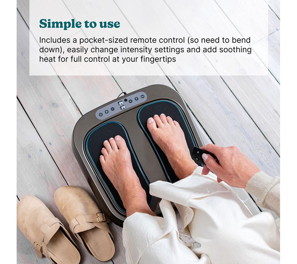 HOMEDICS PSL-2000H-EB Foot Flow Vibrating Massager - Graphite image number 6 of 17