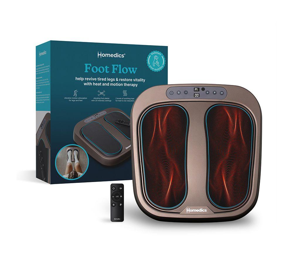 HOMEDICS PSL-2000H-EB Foot Flow Vibrating Massager - Graphite image number 10 of 17