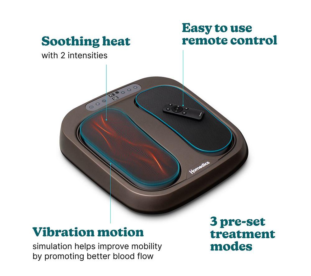 HOMEDICS PSL-2000H-EB Foot Flow Vibrating Massager - Graphite image number 11 of 17