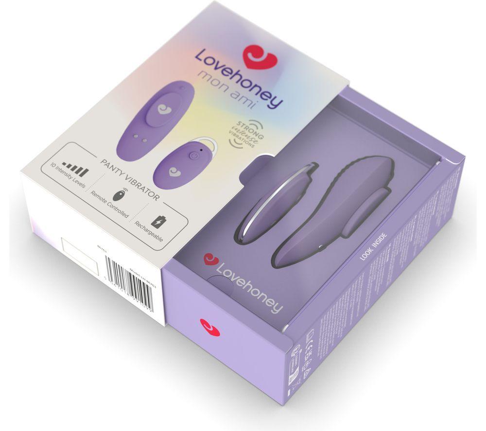 LOVEHONEY Mon Ami Panty Vibe with Remote - Purple image number 4 of 5