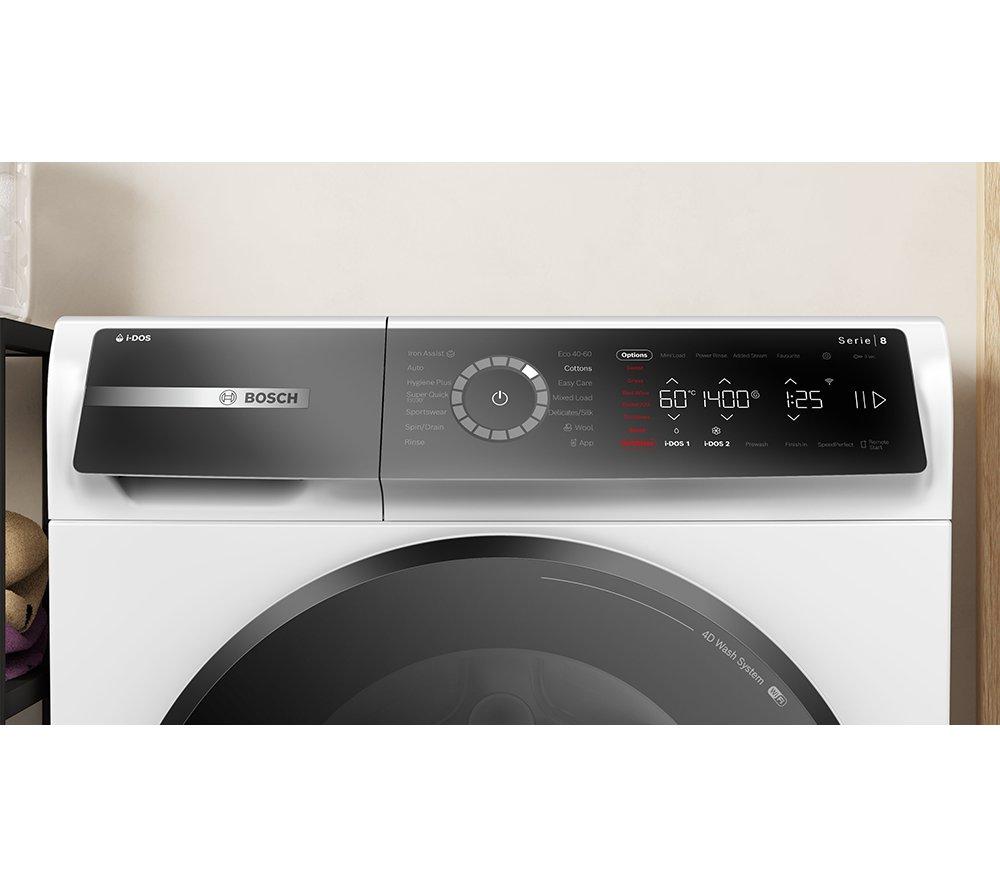 BOSCH Series 8 i-DOS WGB256A2GB WiFi-enabled 10 kg 1400 Spin Washing Machine - White image number 2 of 22