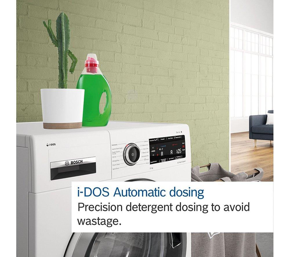 BOSCH Series 8 i-DOS WGB256A2GB WiFi-enabled 10 kg 1400 Spin Washing Machine - White image number 5 of 22