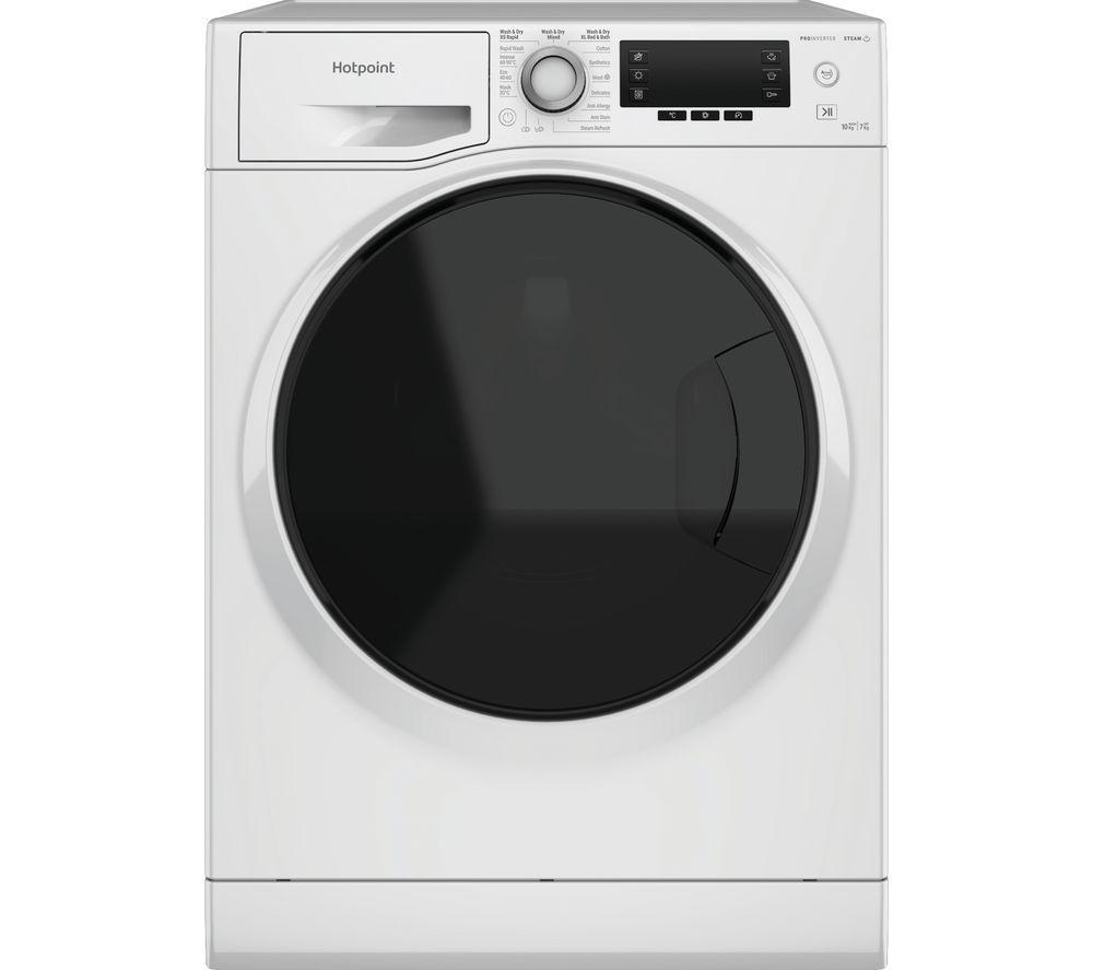 HOTPOINT ActiveCare NDD 10748 DA UK 10 kg Washer Dryer – White, White