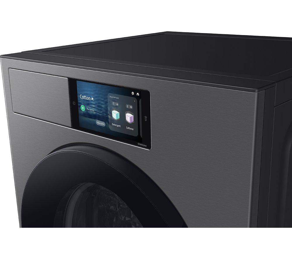 SAMSUNG Series 9 AI Home AI Energy WF90F09C4SU1 WiFi-enabled 9kg 1400 Spin Smart Washing Machine - Dark Silver image number 4 of 15