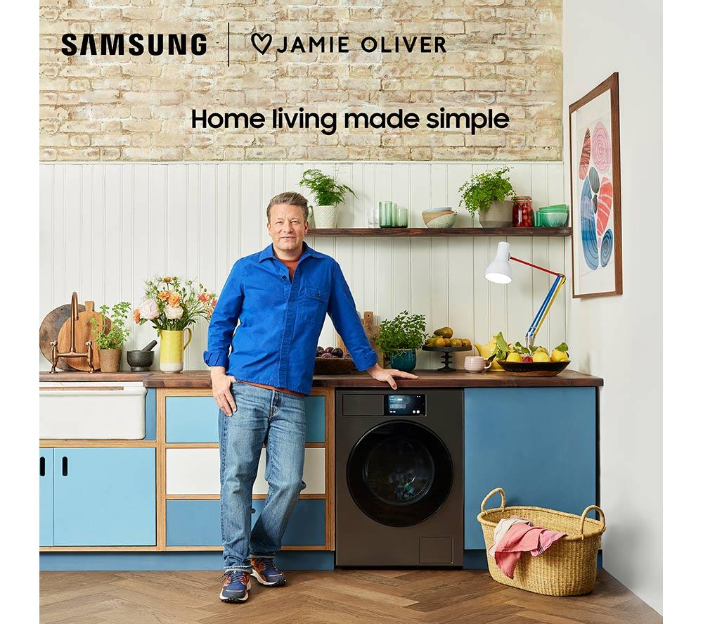 SAMSUNG Series 9 AI Home AI Energy WF90F09C4SU1 WiFi-enabled 9kg 1400 Spin Smart Washing Machine - Dark Silver image number 12 of 15