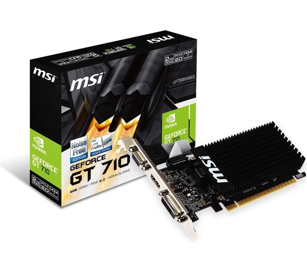 MSI GeForce GT 710 2 GB Graphics Card image number 3 of 4