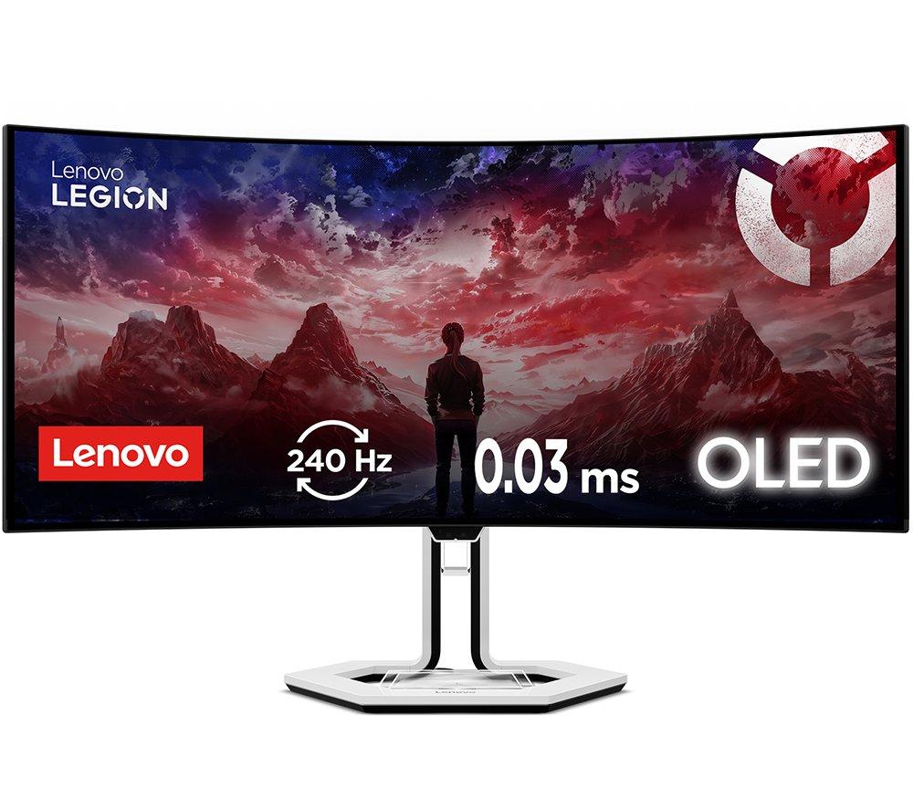LENOVO Legion Pro 34WD-10 Quad HD 34" OLED Gaming Monitor - White