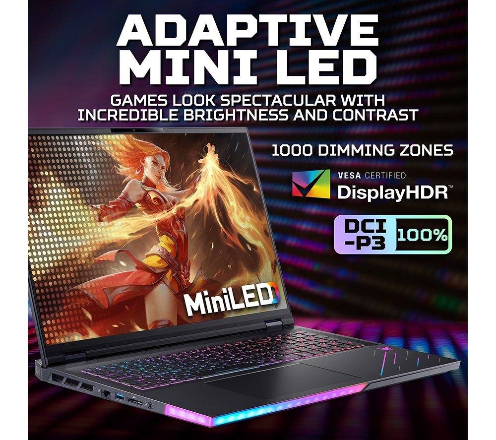 ACER Predator Helios 18 AI 18" Gaming Laptop - Intel&reg; Core&trade; Ultra 9, RTX 5090, 1 TB SSD image number 6 of 16