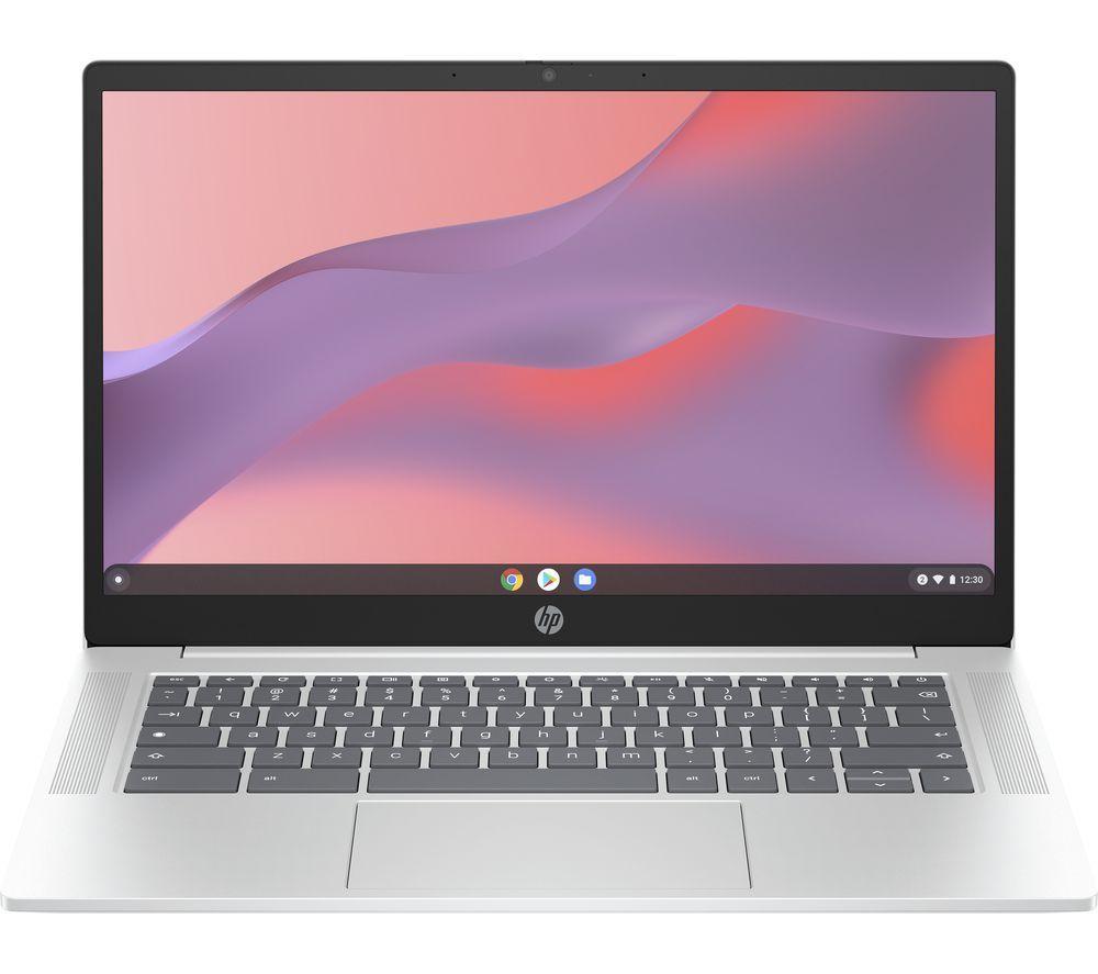 HP 14a-nf0501sa 14" Chromebook - Intel N100, 128 GB UFS, Silver