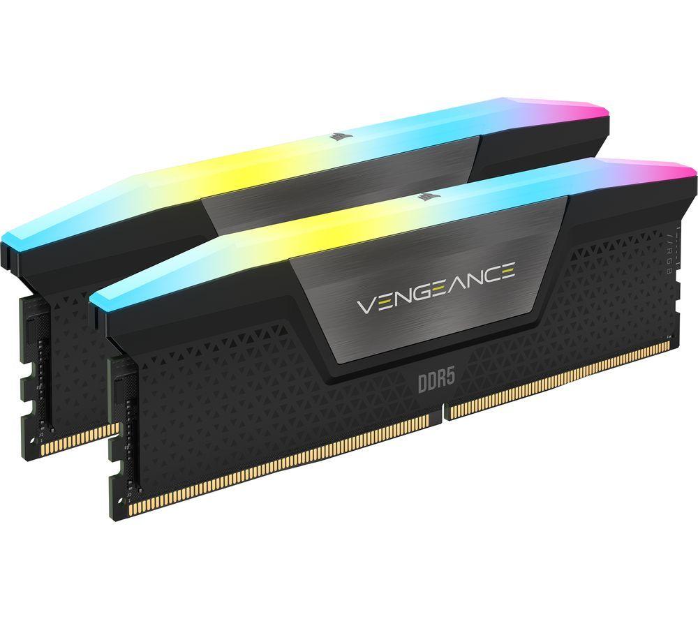 Corsair Vengeance Rgb Ddr5 5200 Mhz Pc Ram  8 Gb × 2  Black