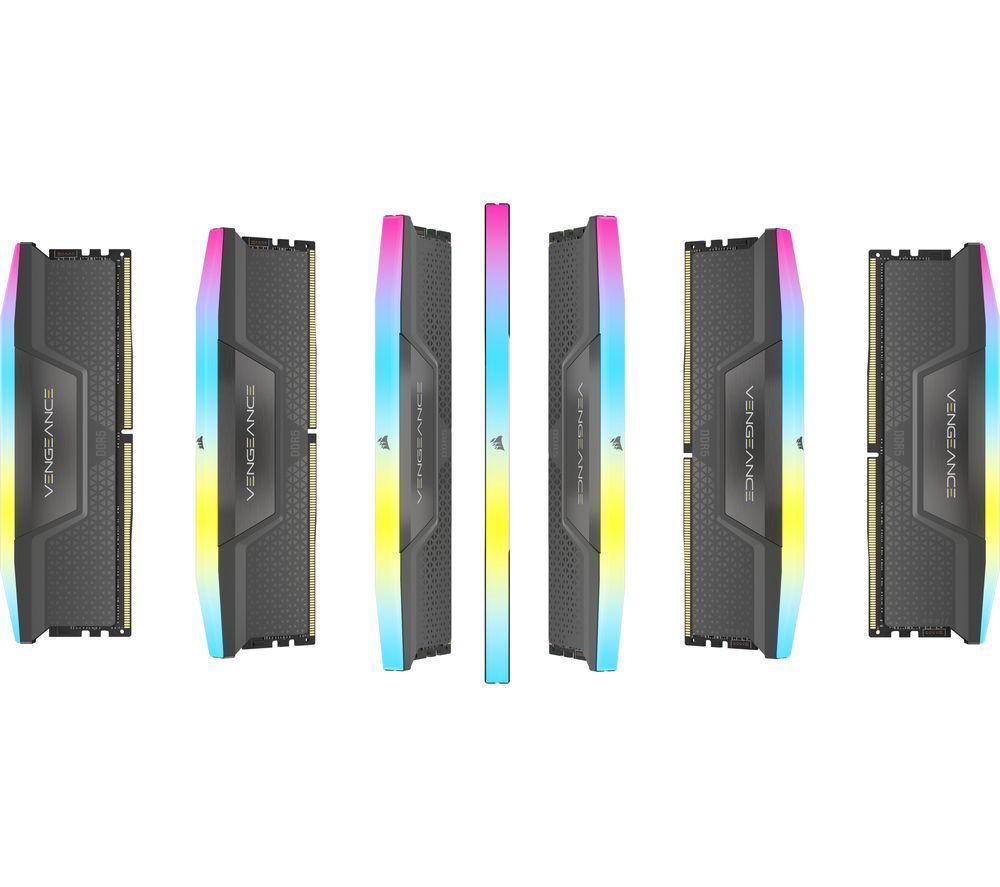 CORSAIR Vengeance 64 GB RGB DDR5 6000 MHz PC RAM - 32 GB x 2 image number 5 of 5