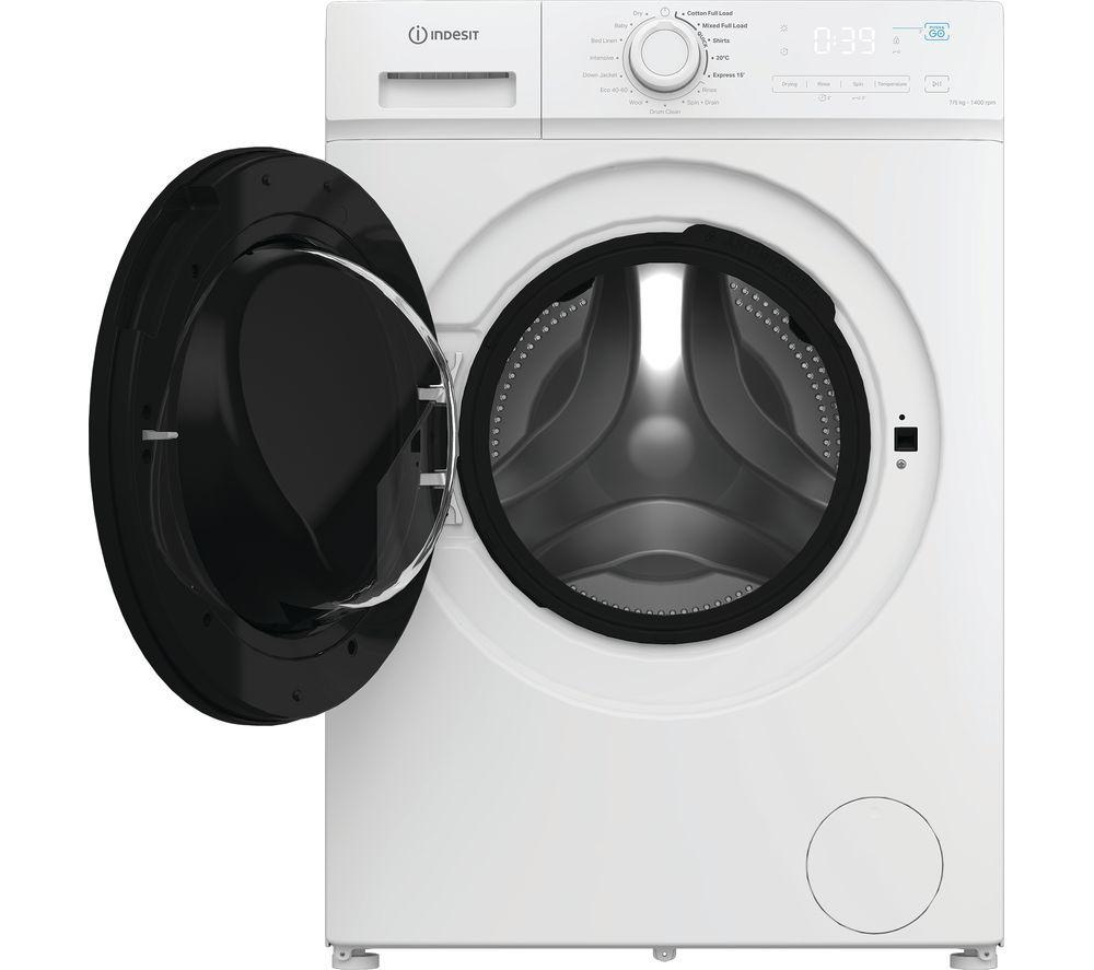 INDESIT MyTime IDMA 75624 UK 7 kg Washer Dryer - White, White