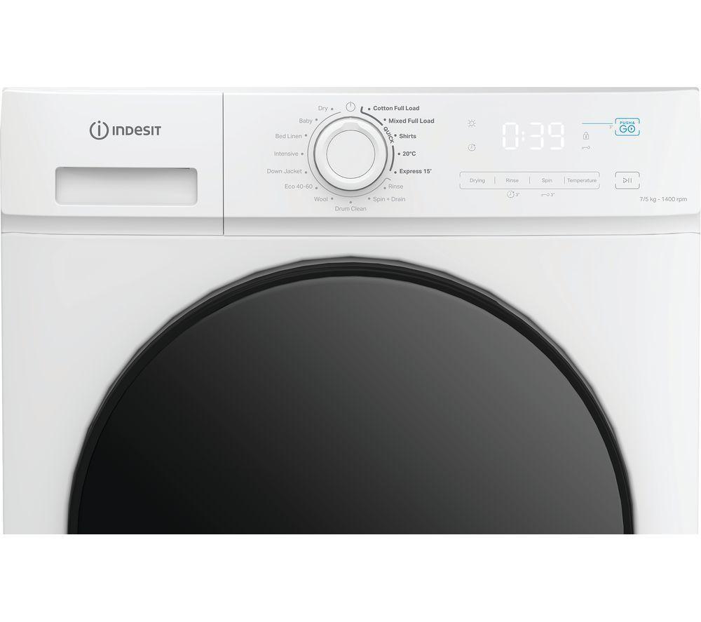 INDESIT MyTime IDMA 75624 UK 7 kg Washer Dryer - White image number 2 of 9