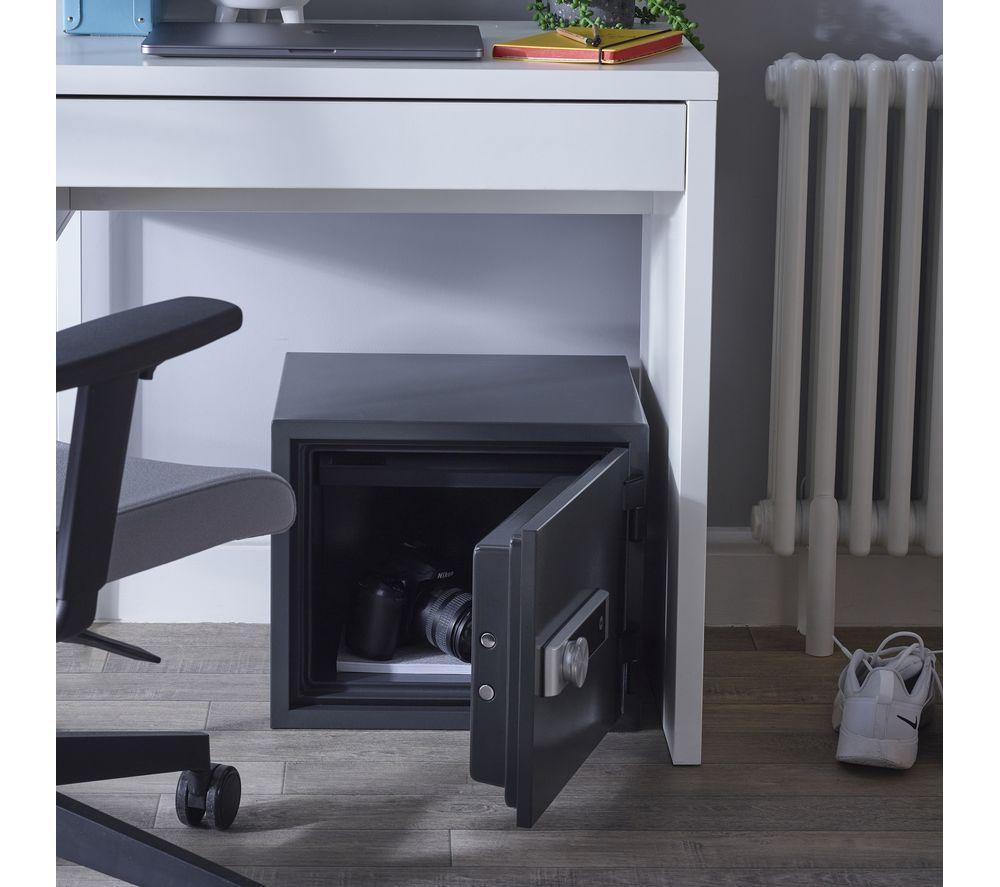 YALE Fire Safe Electronic Storage Locker - Medium, Black image number 2 of 4