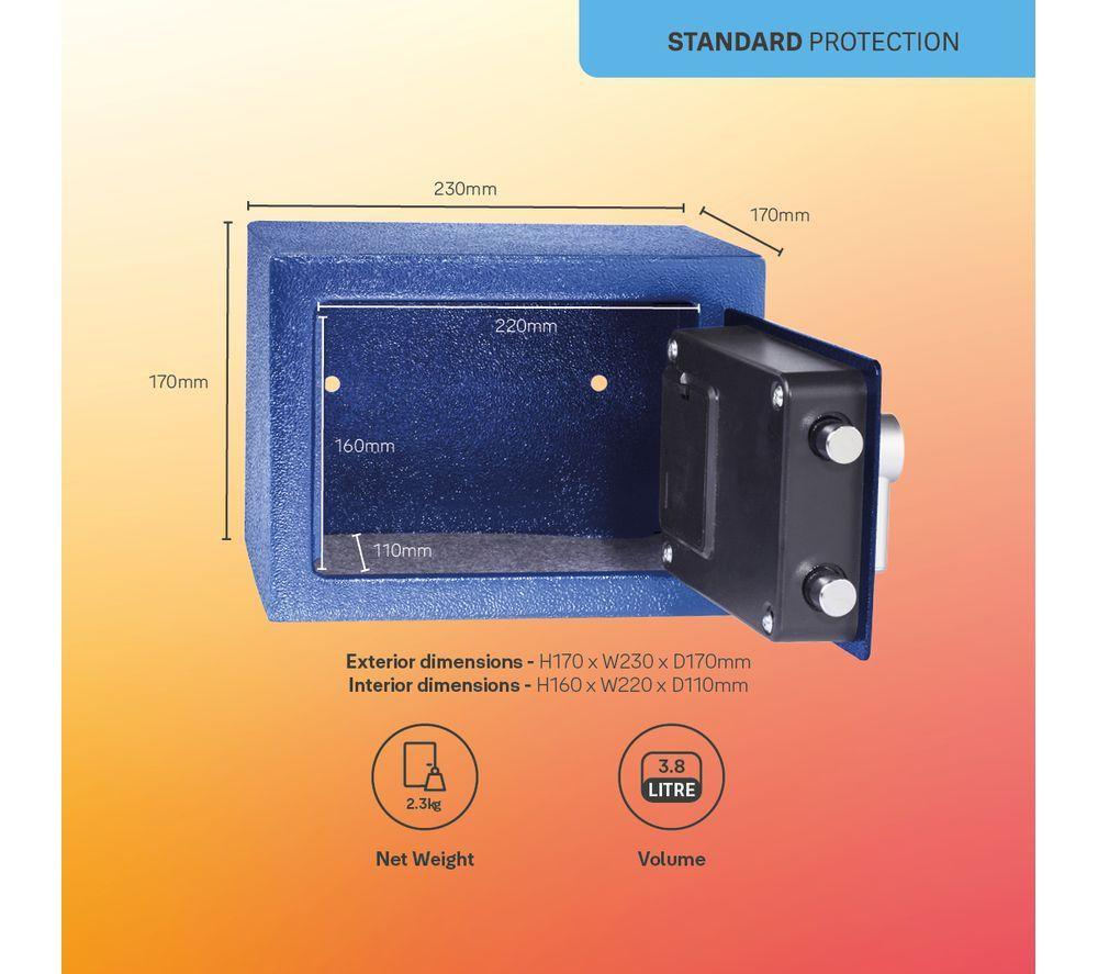 YALE Value Safe - Mini, Blue image number 4 of 4