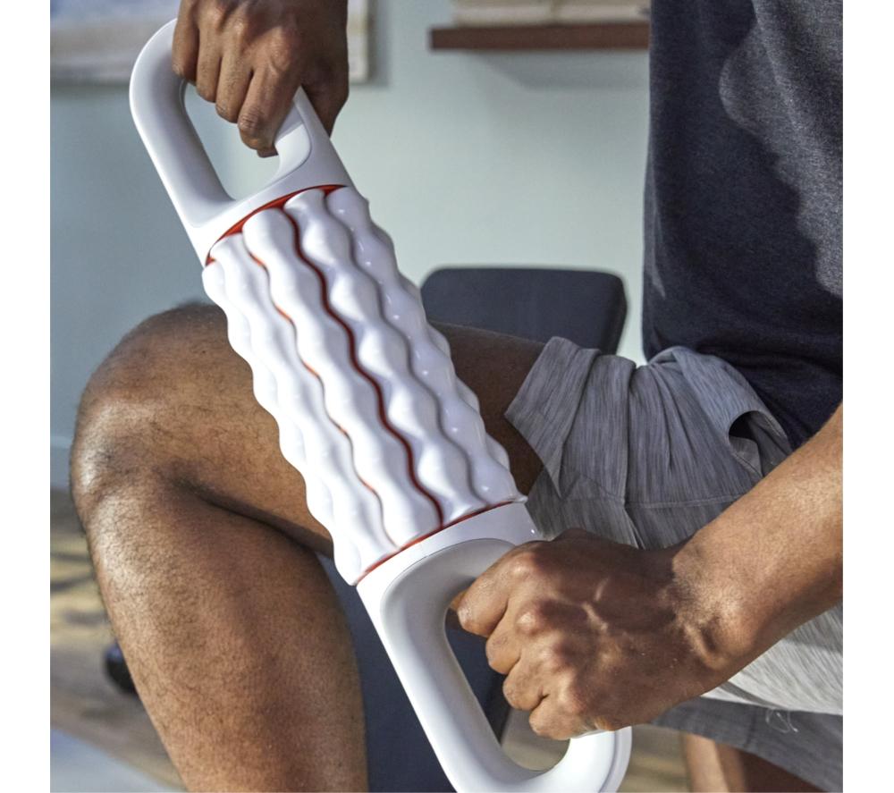 SHARPER IMAGE Roller Body Massager - Grey image number 4 of 6