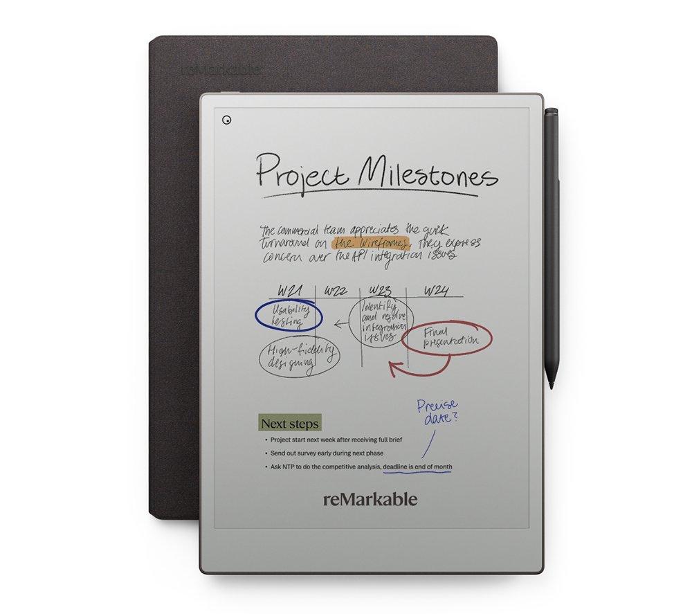 REMARKABLE Paper Pro with Marker Plus & Book Folio Pro Basalt
