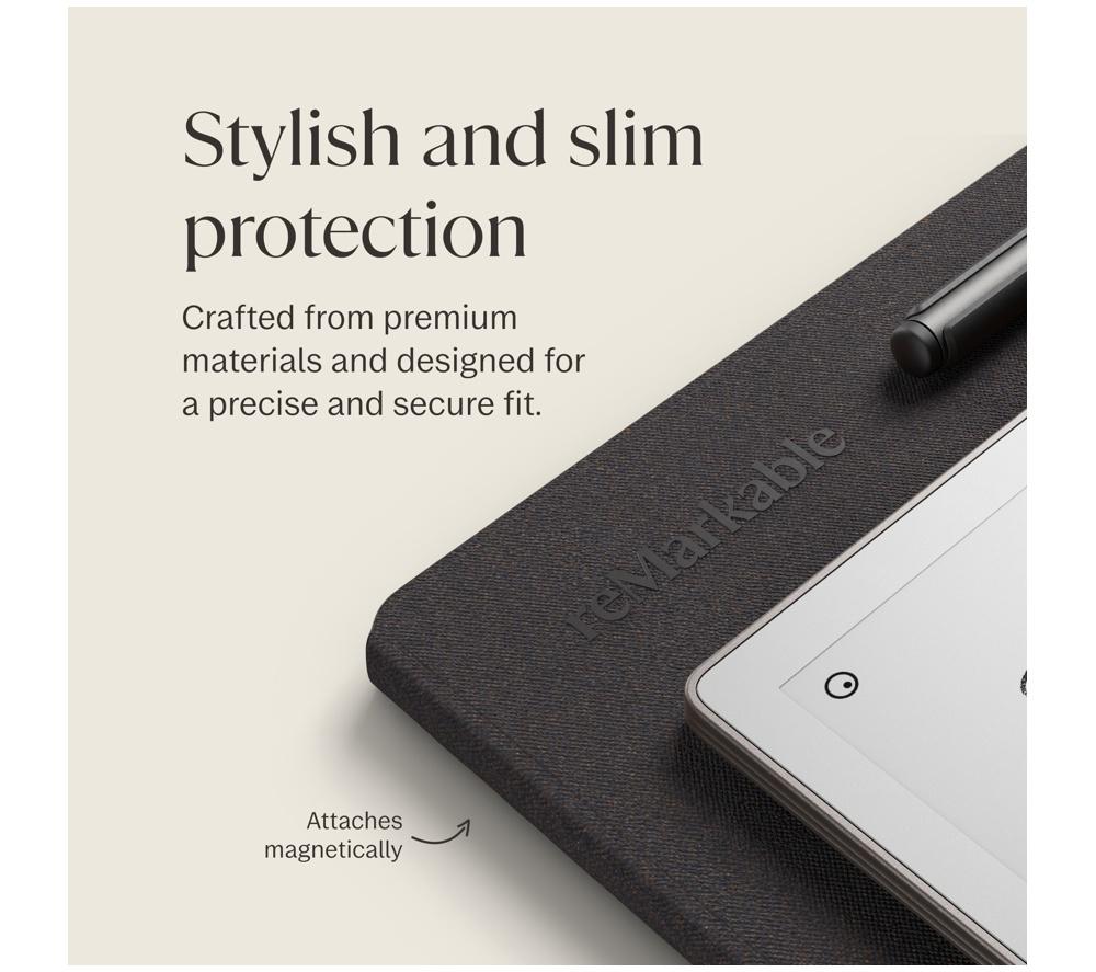 Buy REMARKABLE Paper Pro with Marker Plus & Book Folio Pro Basalt