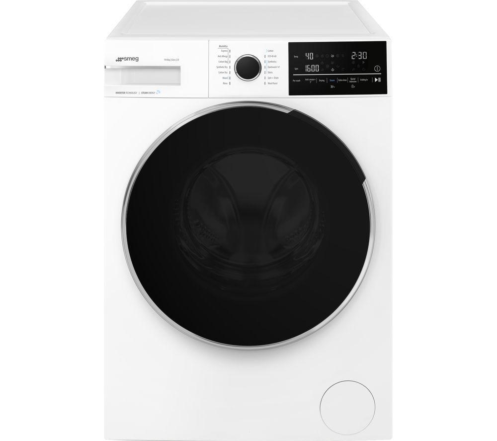 SMEG WDN064SLDUK 10 kg Washer Dryer - White, White