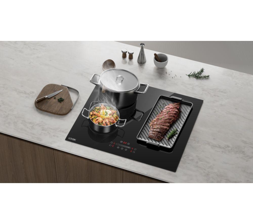 LOGIK Flexzone&nbsp;LIHOBBRB25 60 cm Electric Induction Hob - Black image number 2 of 6