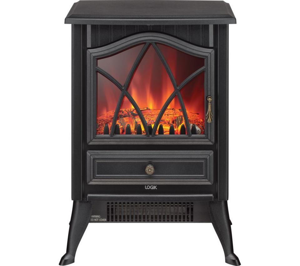 LOGIK L180EFB25 Electric Fireplace - Black