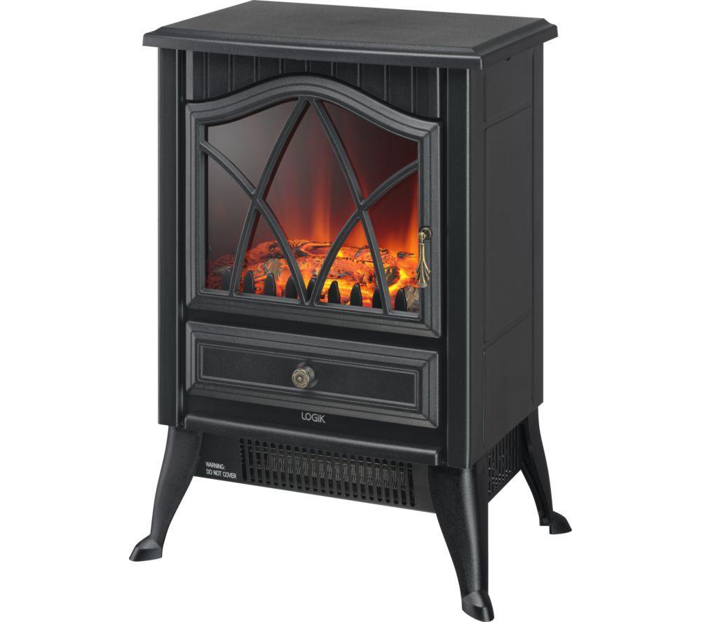 LOGIK L180EFB25 Electric Fireplace - Black image number 3 of 5