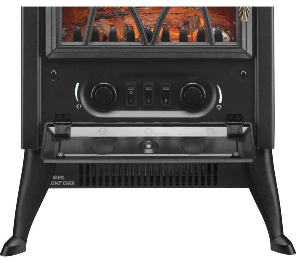 LOGIK L180EFB25 Electric Fireplace - Black image number 5 of 5