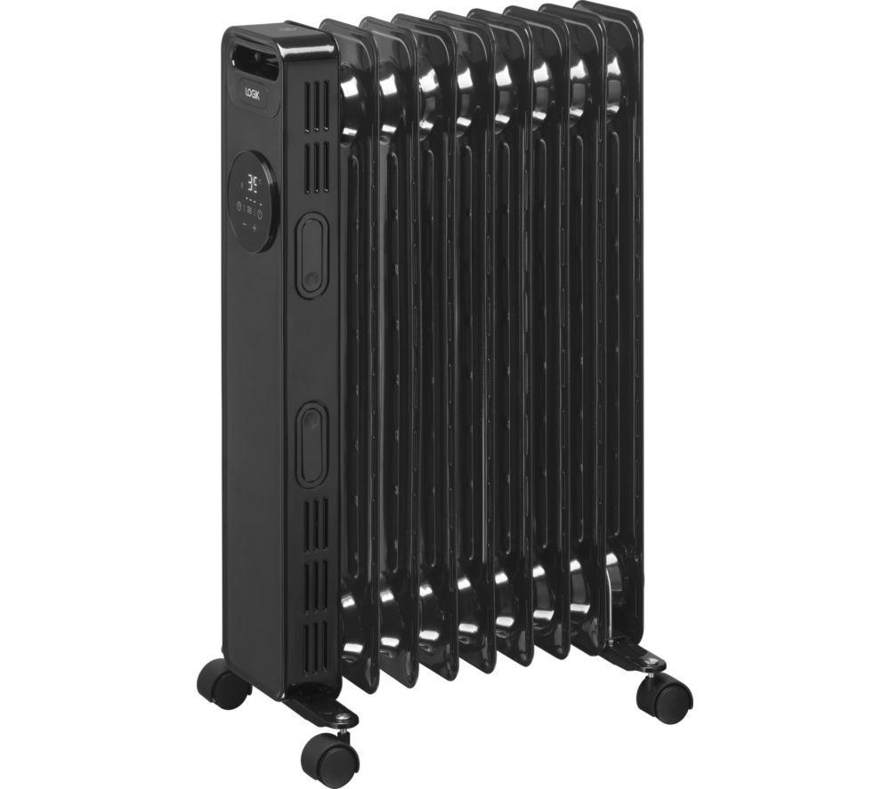 LOGIK L20DOR25 Portable Oil-Filled Radiator - Black image number 3 of 6