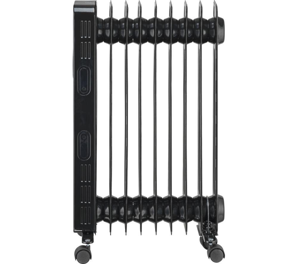 LOGIK L20DOR25 Portable Oil-Filled Radiator - Black image number 4 of 6
