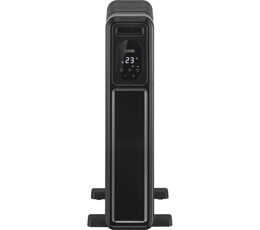 LOGIK L23DORB25 Portable Oil-Filled Radiator - Black